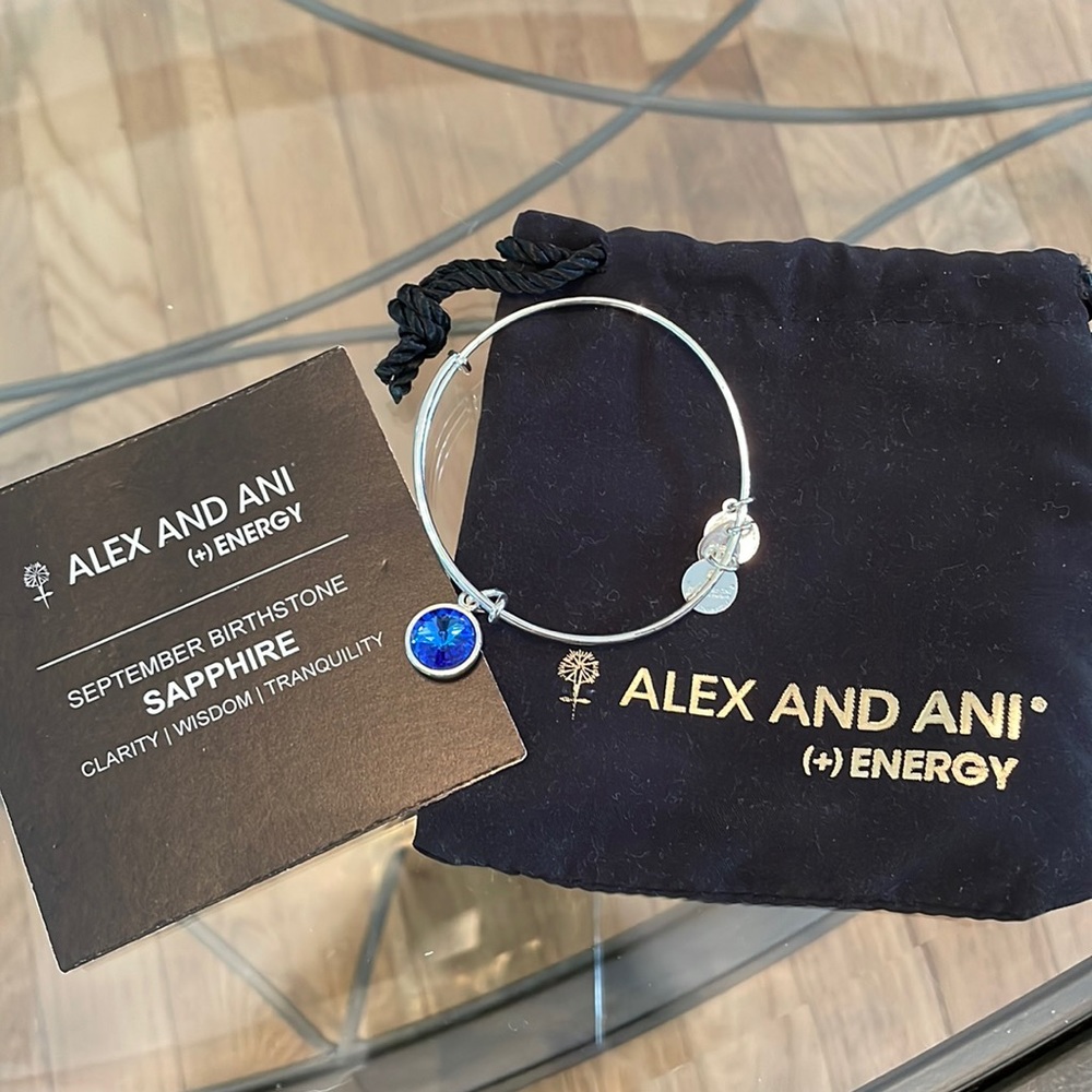 Alex and Ani September Birthstone Bracelet 💙✨